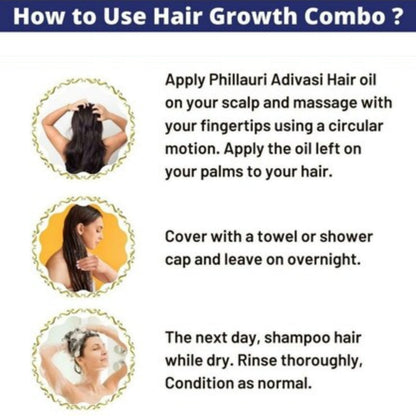 Phillauri Adivasi Hair Oil - Organic Herbal Hair Growth & Anti Hair Fall Oil for Men & Women