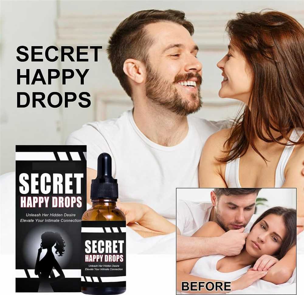 Secret Happy Drops – Natural Mood & Energy Support Drops for Relaxation and Intimate Wellness